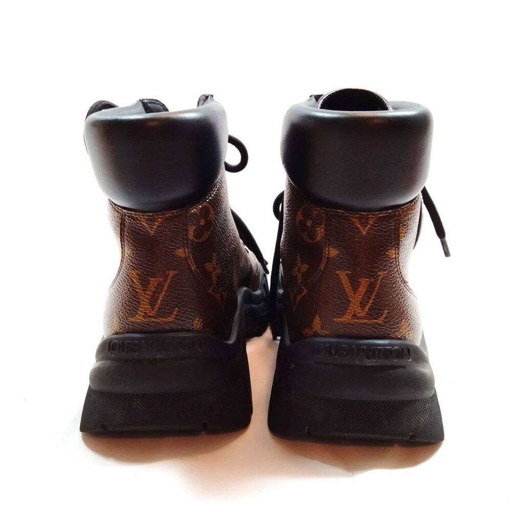Louis Vuitton Boots Women Dark Brown Leather (calf) 660-073025 - Picture 3 of 9